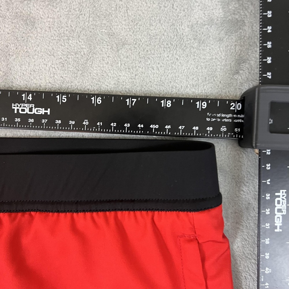 TAC HUNT FISH Shorts Mens 3XL Red Lined Drawstring Athletic Running Training - Picture 6 of 10